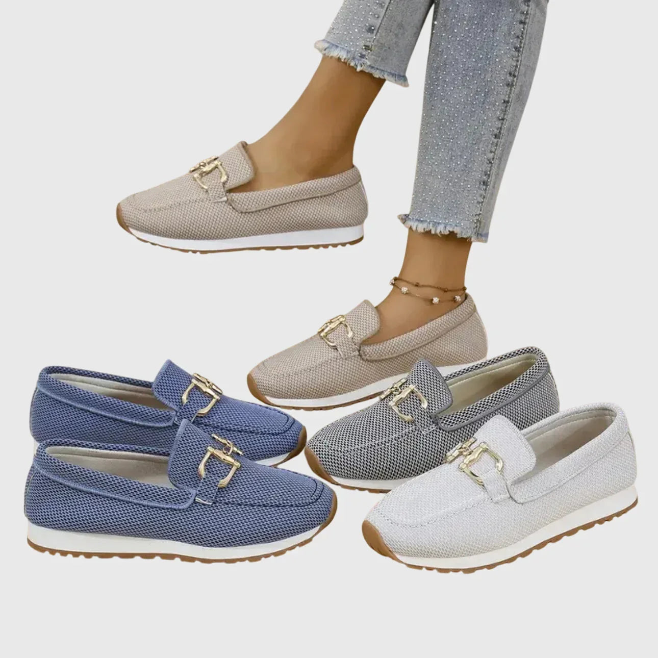 Éva | Mocassins Maille Élégance