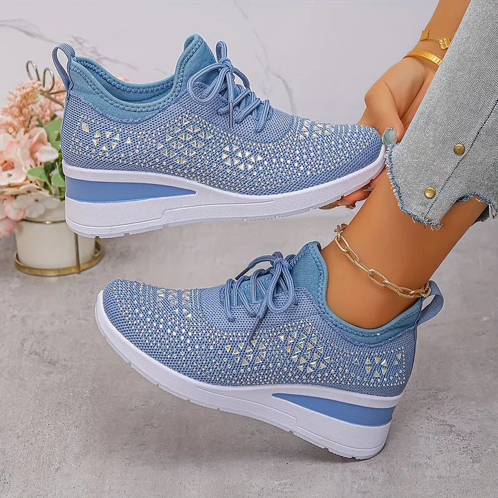 Léonie | Baskets Brillantes Confort
