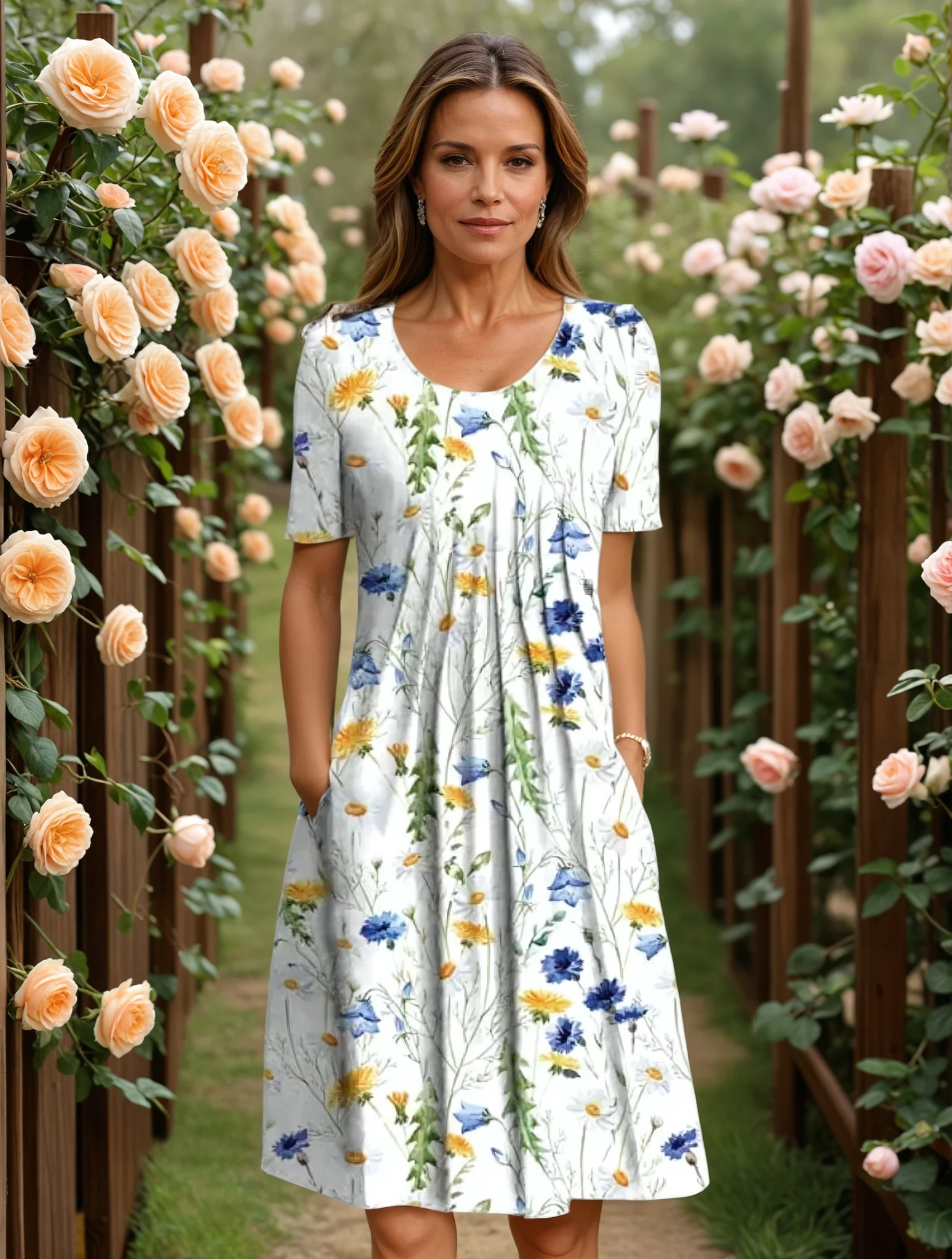 GEORGINA | ROBE ÉLÉGANTE COUVRANT LE VENTRE