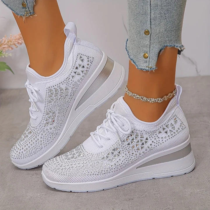 Léonie | Baskets Brillantes Confort