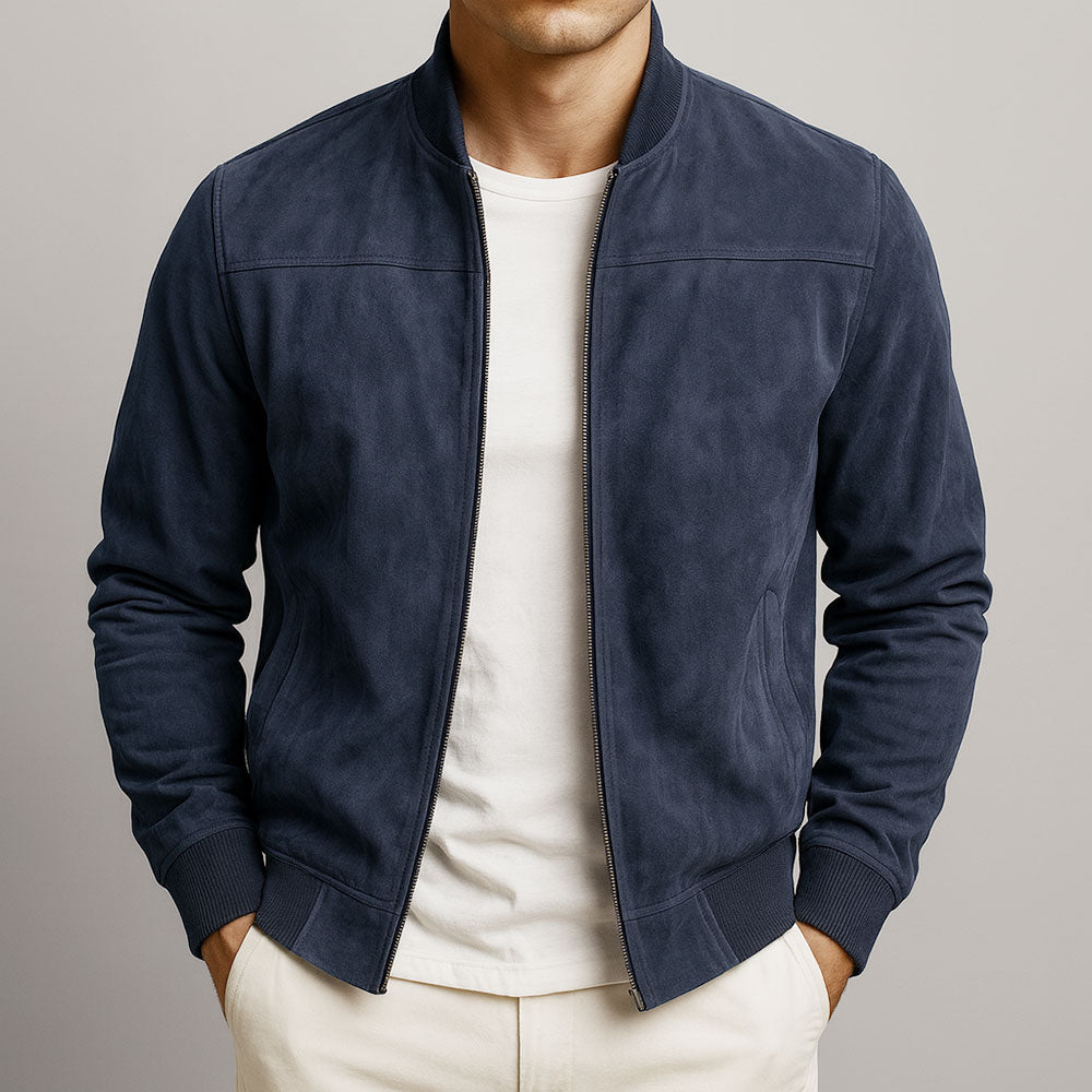 Hugo | Veste Suédée Moderne