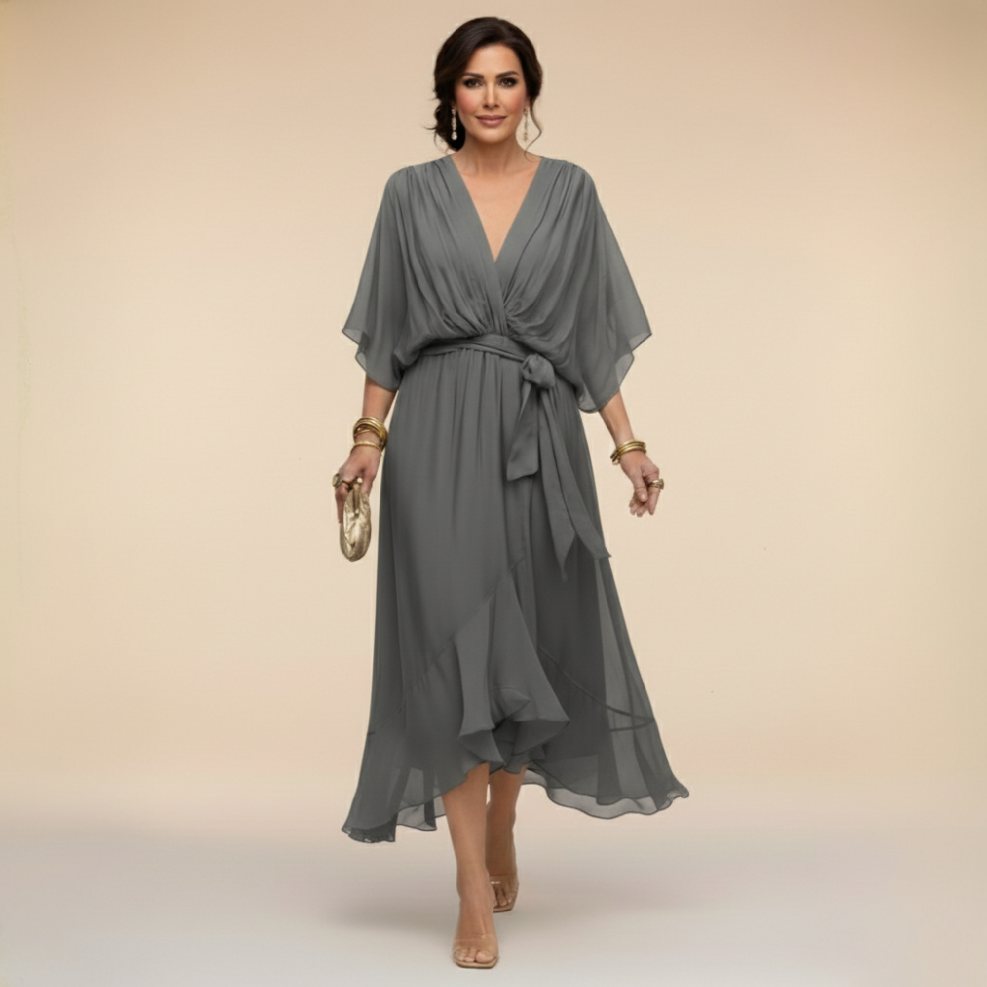 Solène | Robe Midi Élégante