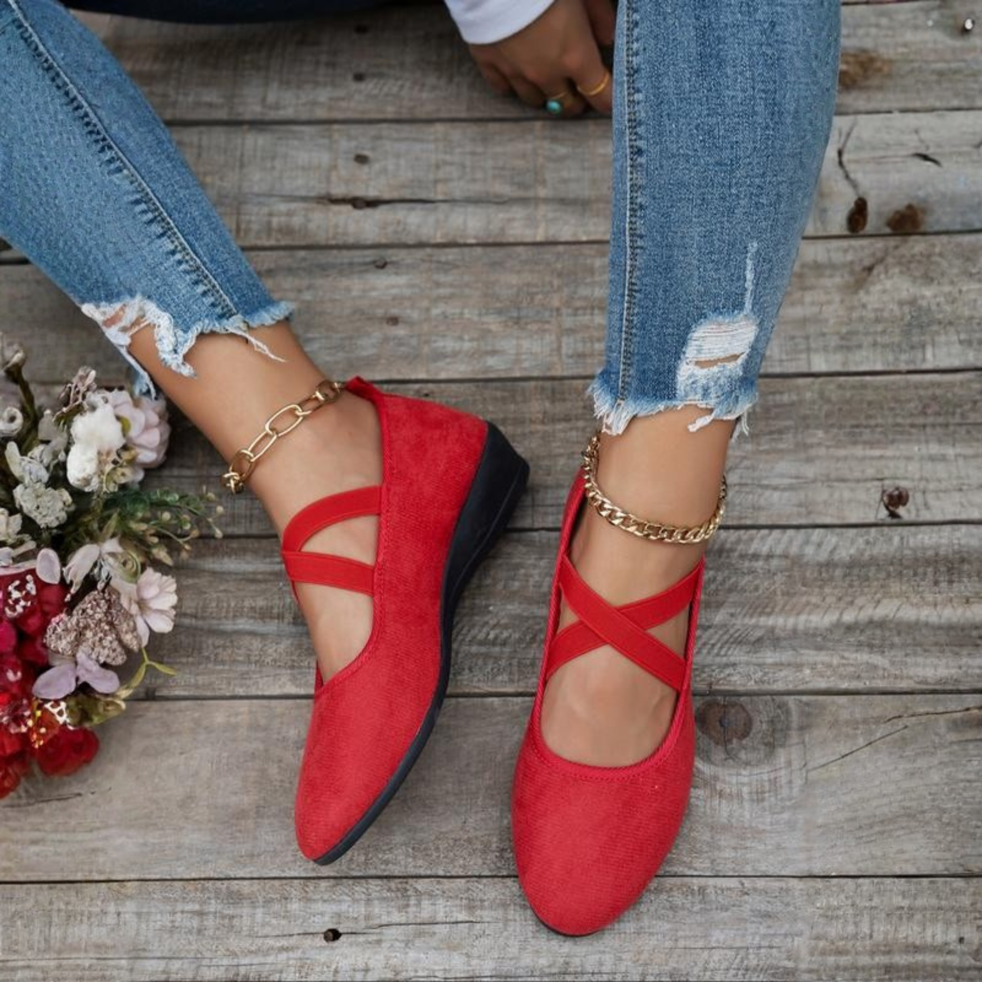 Manon | Ballerines Brides Élégantes