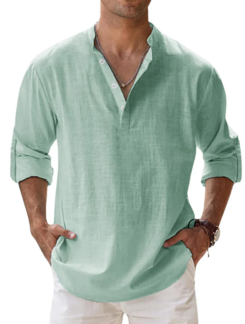 Sacha | Chemise Lin Moderne