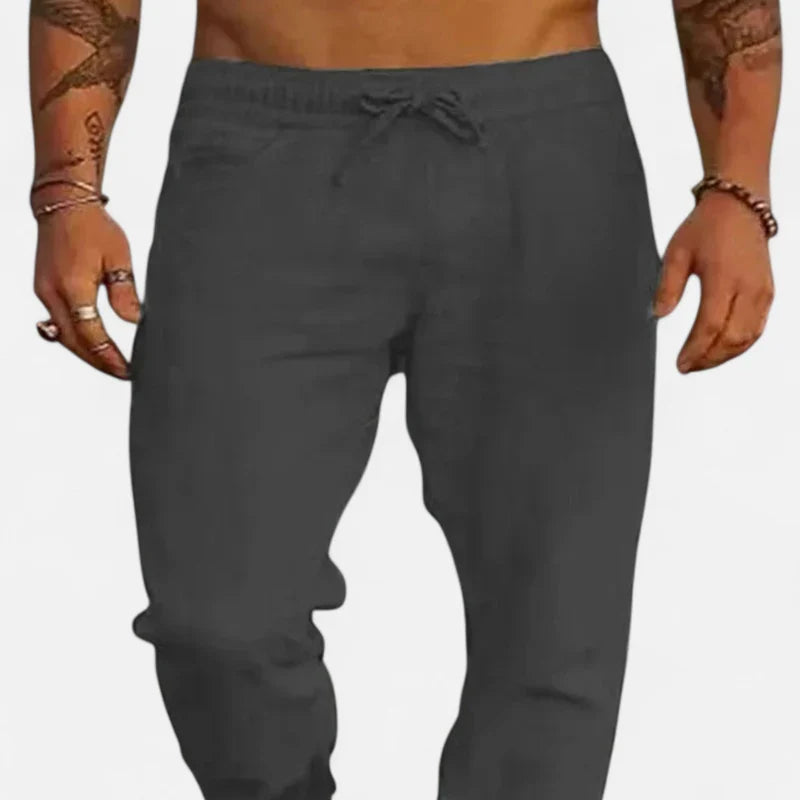 Enzo | Pantalon Lin Décontracté