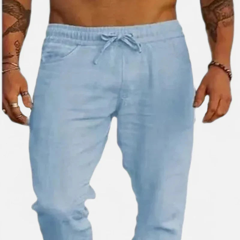 Enzo | Pantalon Lin Décontracté