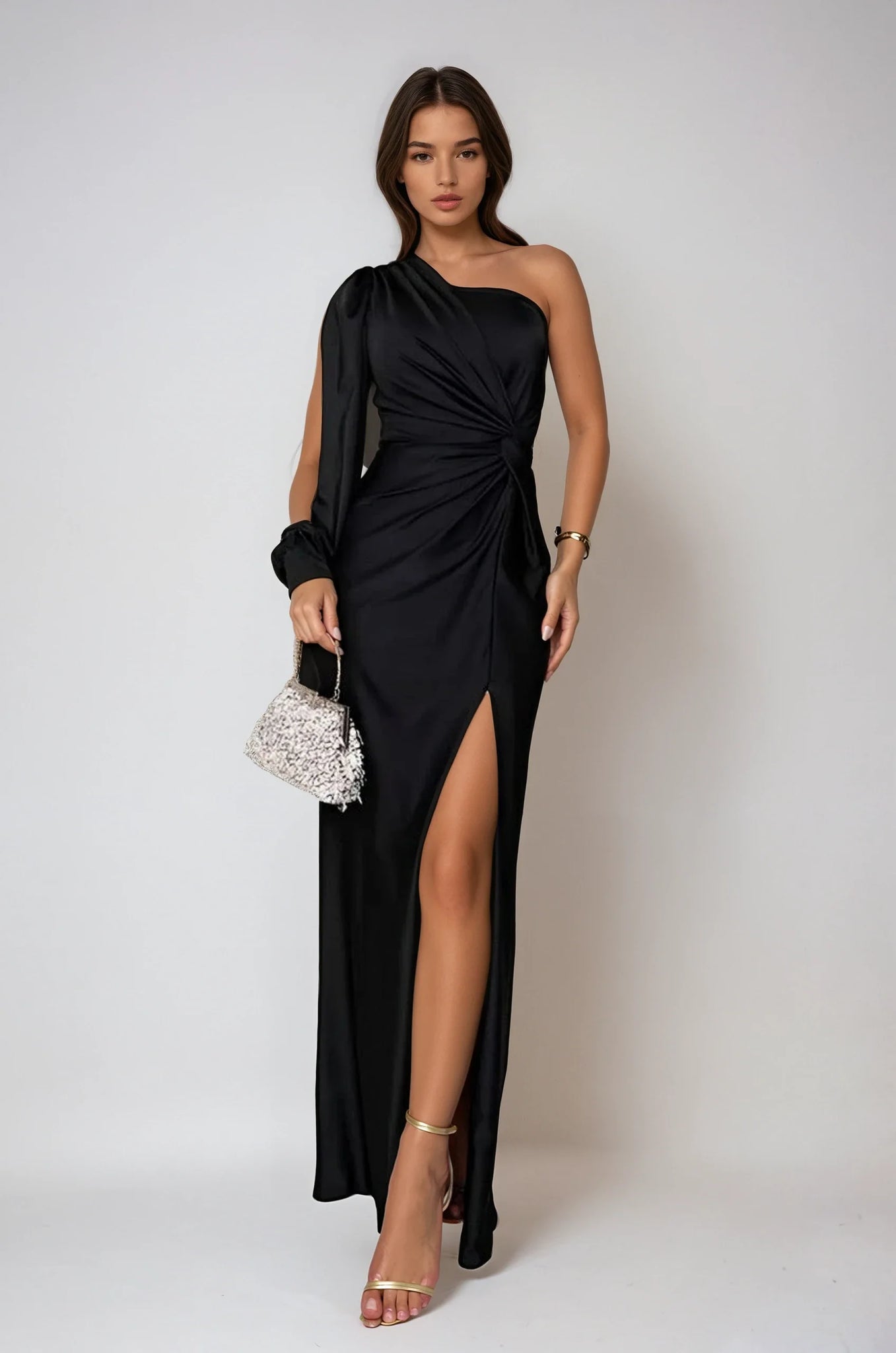 Camille | Robe Satin Élégance