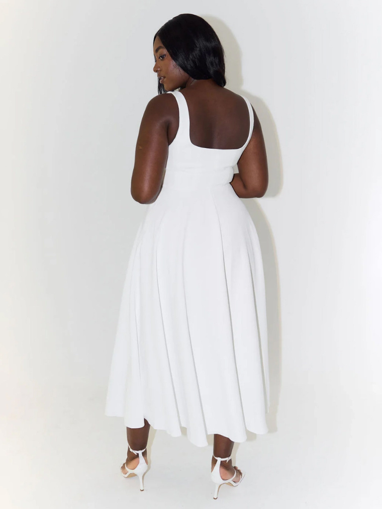 Auriane | Robe Midi Élégante