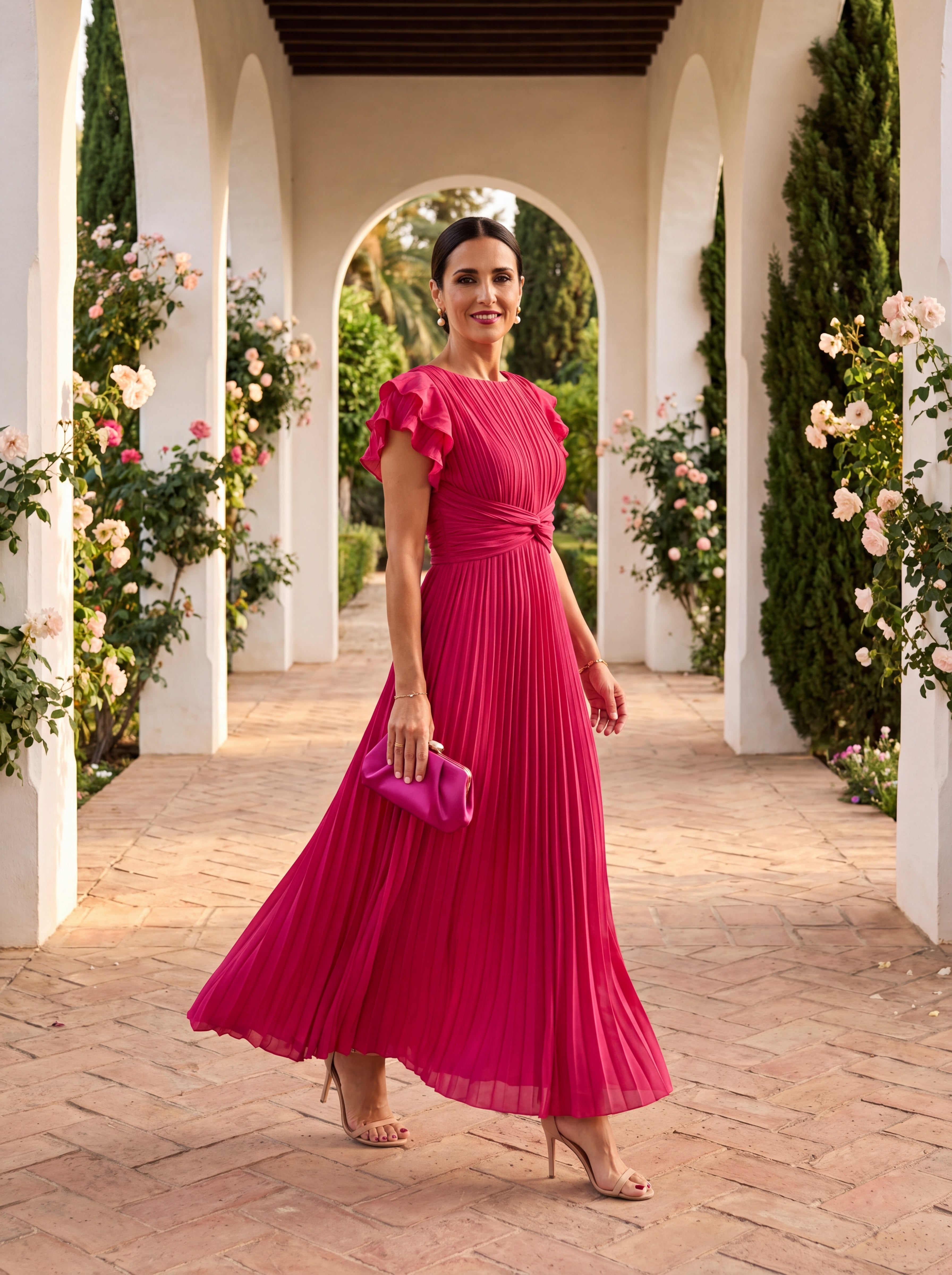 Bertille | Robe Plissée Élégance
