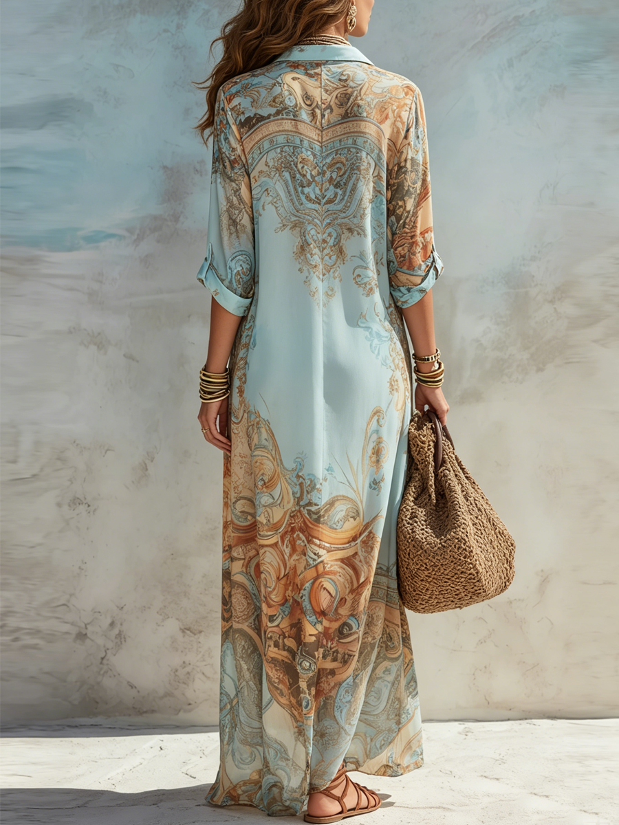 Dominique | Robe Maxi Bohème
