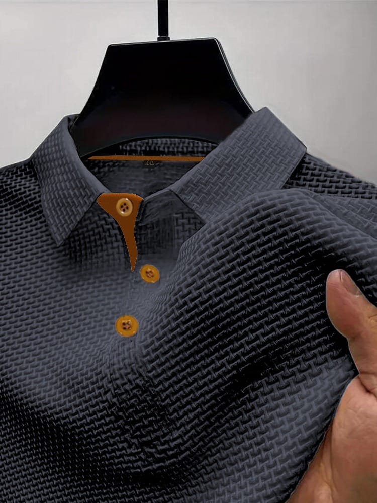 Rémi | Polo Texture Élégance