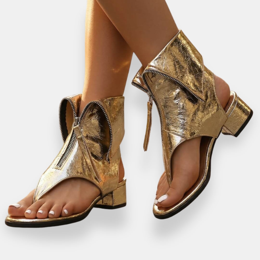 Bérénice | Sandales Dorées Glamour