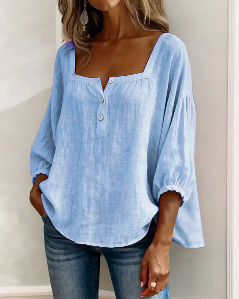 Florine | Blouse Fluide Élégante