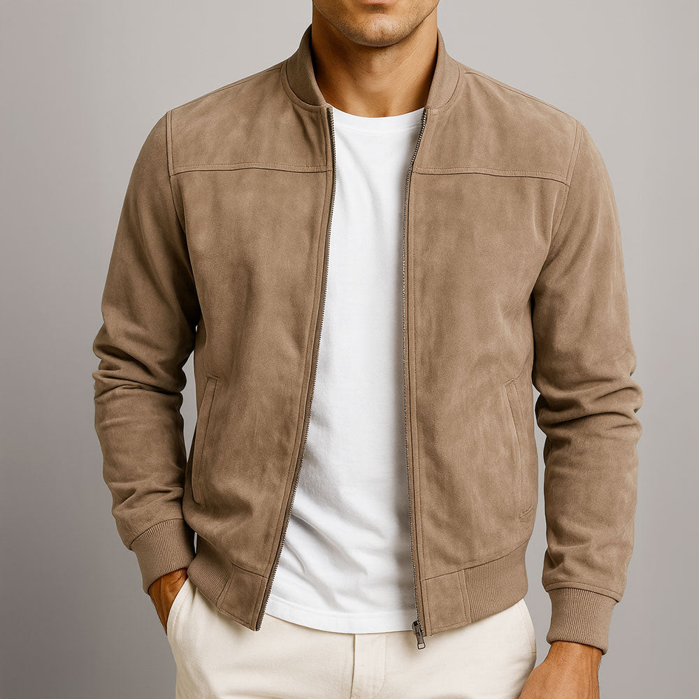 Hugo | Veste Suédée Moderne