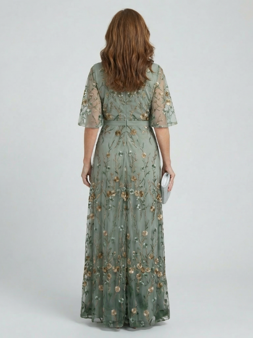 SELORA | ROBE MAXI HALTER BLOOM FLOW