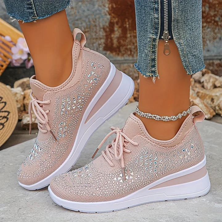 Léonie | Baskets Brillantes Confort