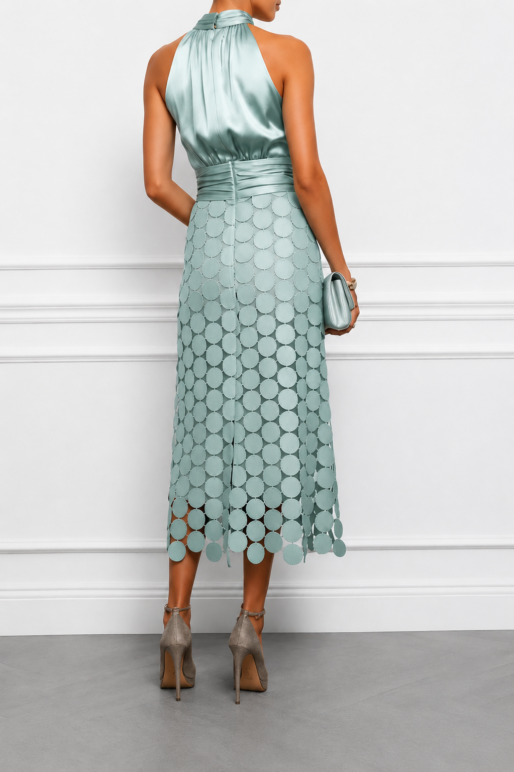 CÉLINE | Robe midi élégante