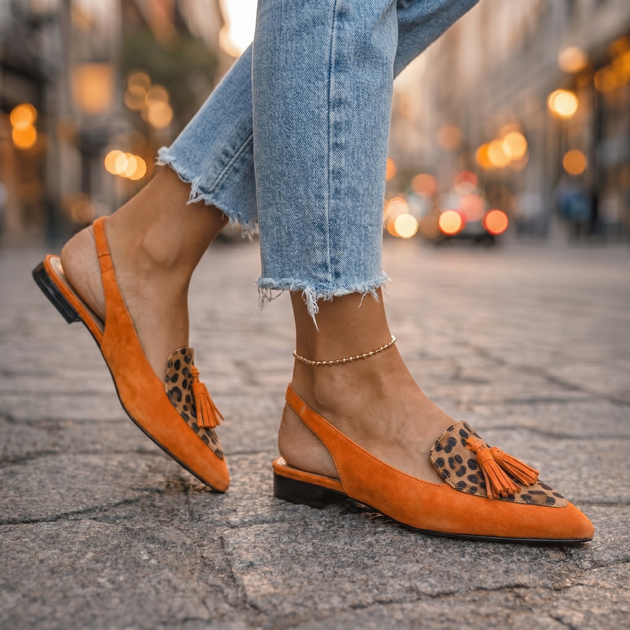 Ophélie | Escarpins Slingback Élégance
