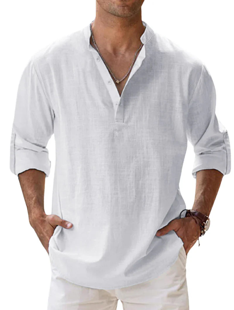 Sacha | Chemise Lin Moderne