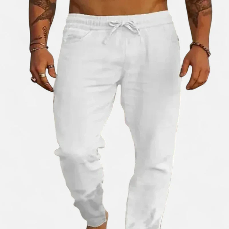 Enzo | Pantalon Lin Décontracté