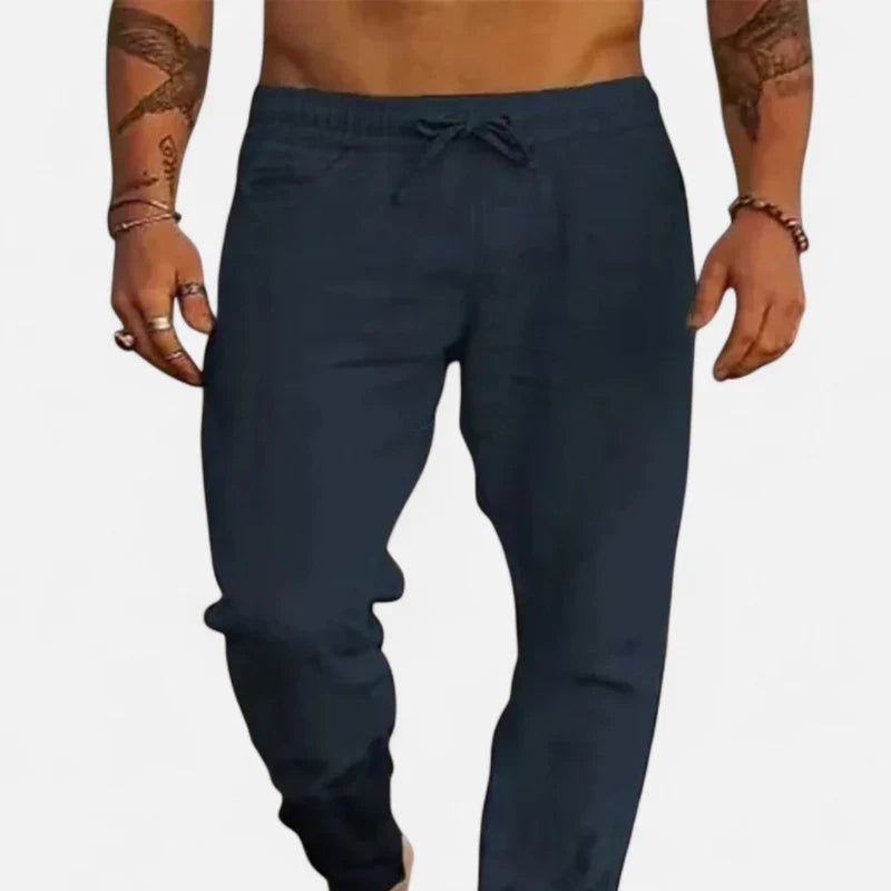 Enzo | Pantalon Lin Décontracté