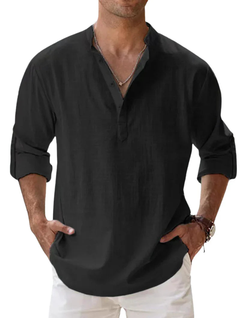 Sacha | Chemise Lin Moderne