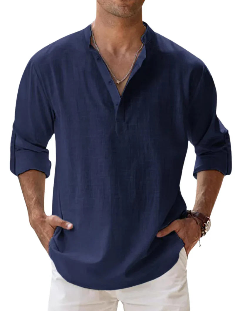 Sacha | Chemise Lin Moderne