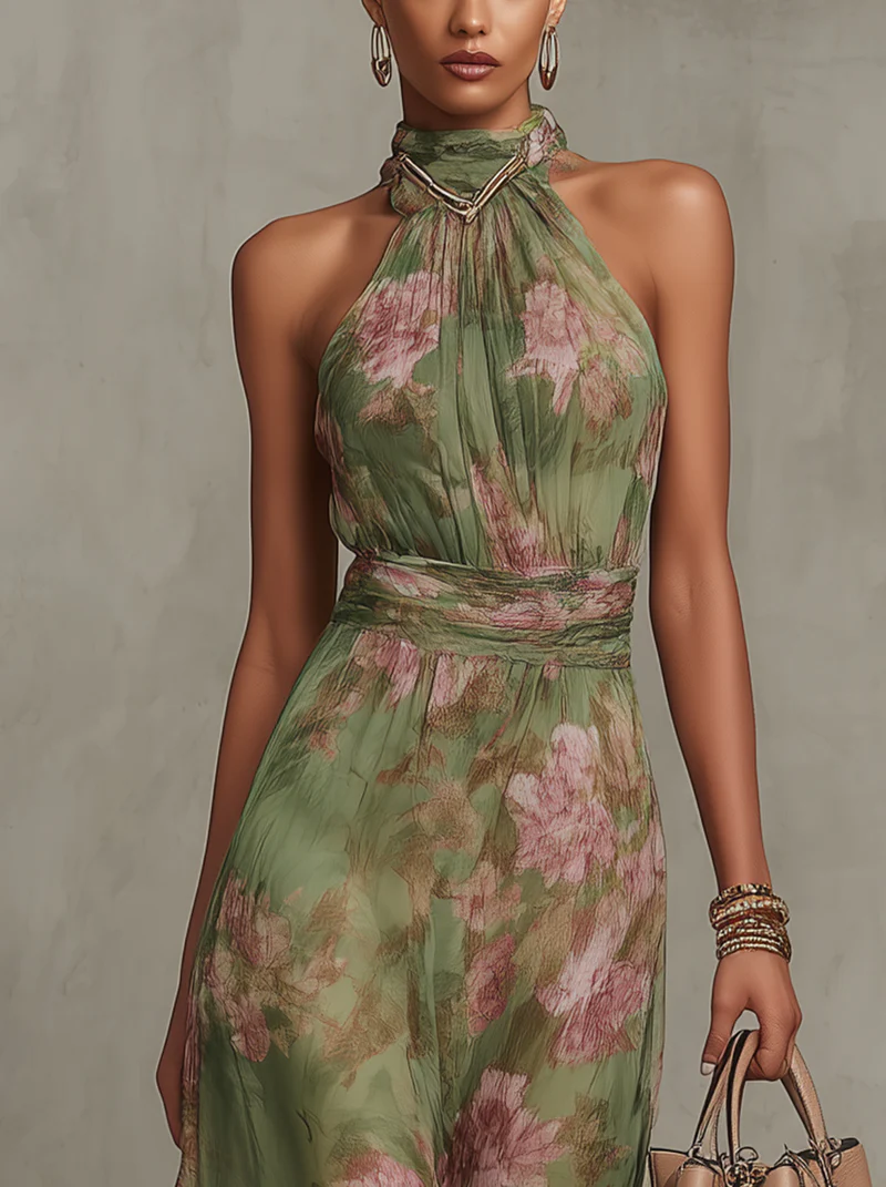 Aliénor | Robe Fleurie Élégance