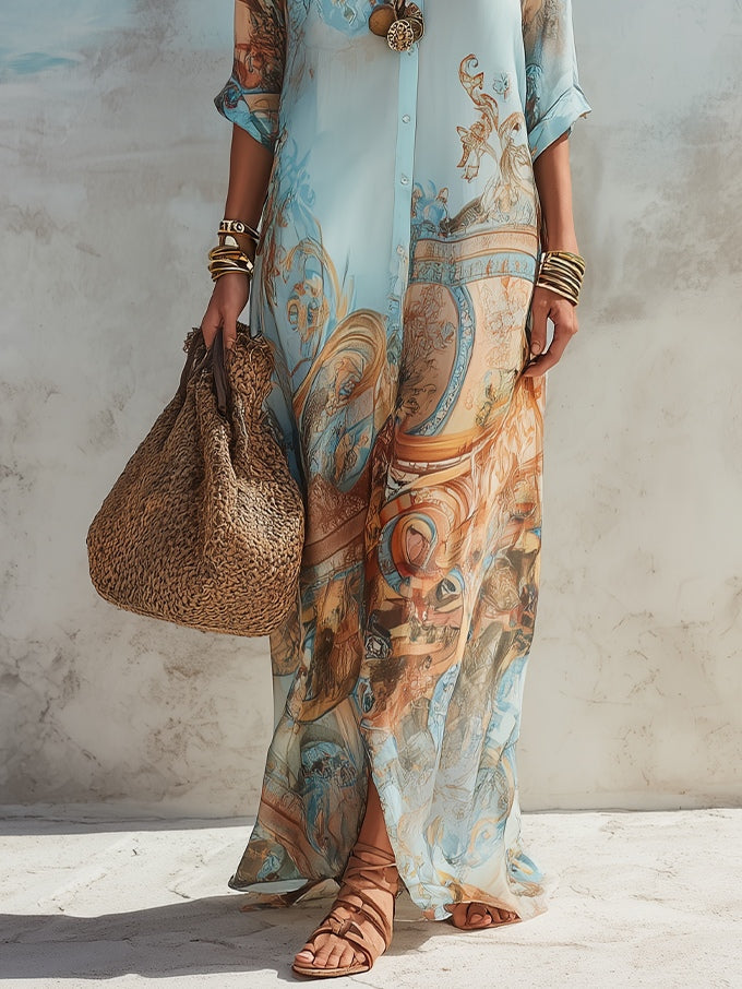 Dominique | Robe Maxi Bohème
