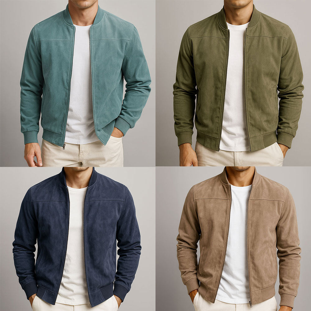 Hugo | Veste Suédée Moderne