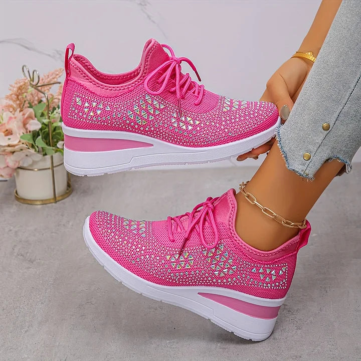 Léonie | Baskets Brillantes Confort