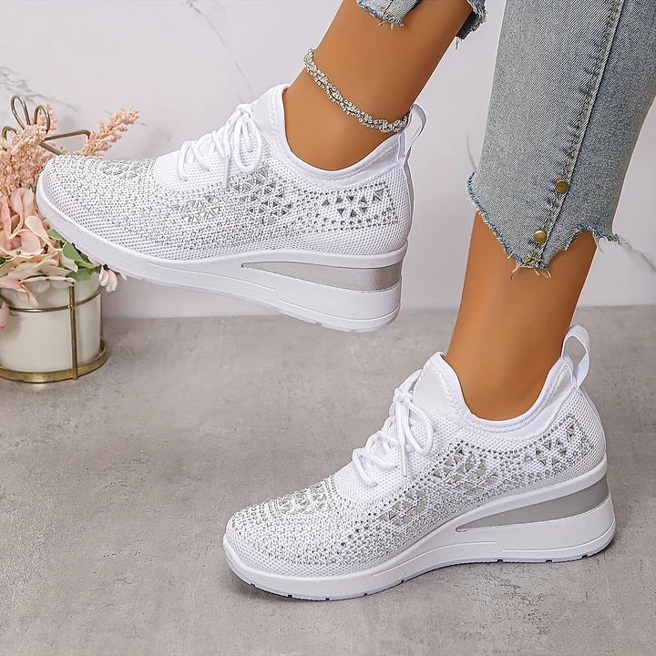 Léonie | Baskets Brillantes Confort