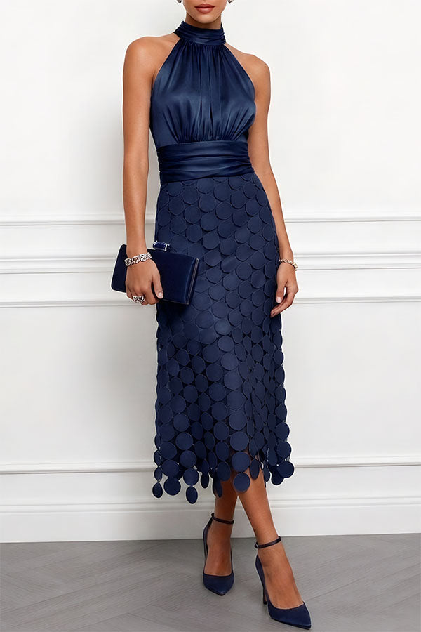CÉLINE | Robe midi élégante