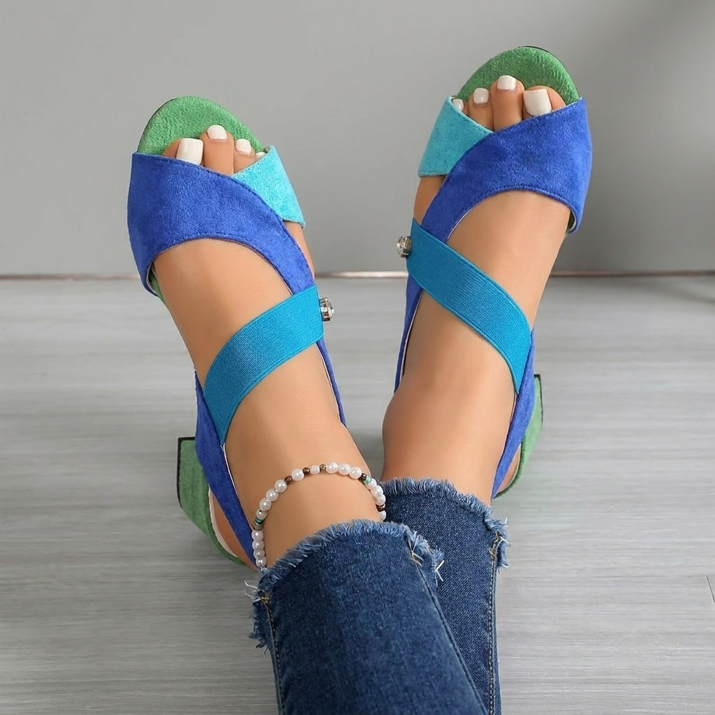 Apolline | Sandales Élégance Colorée