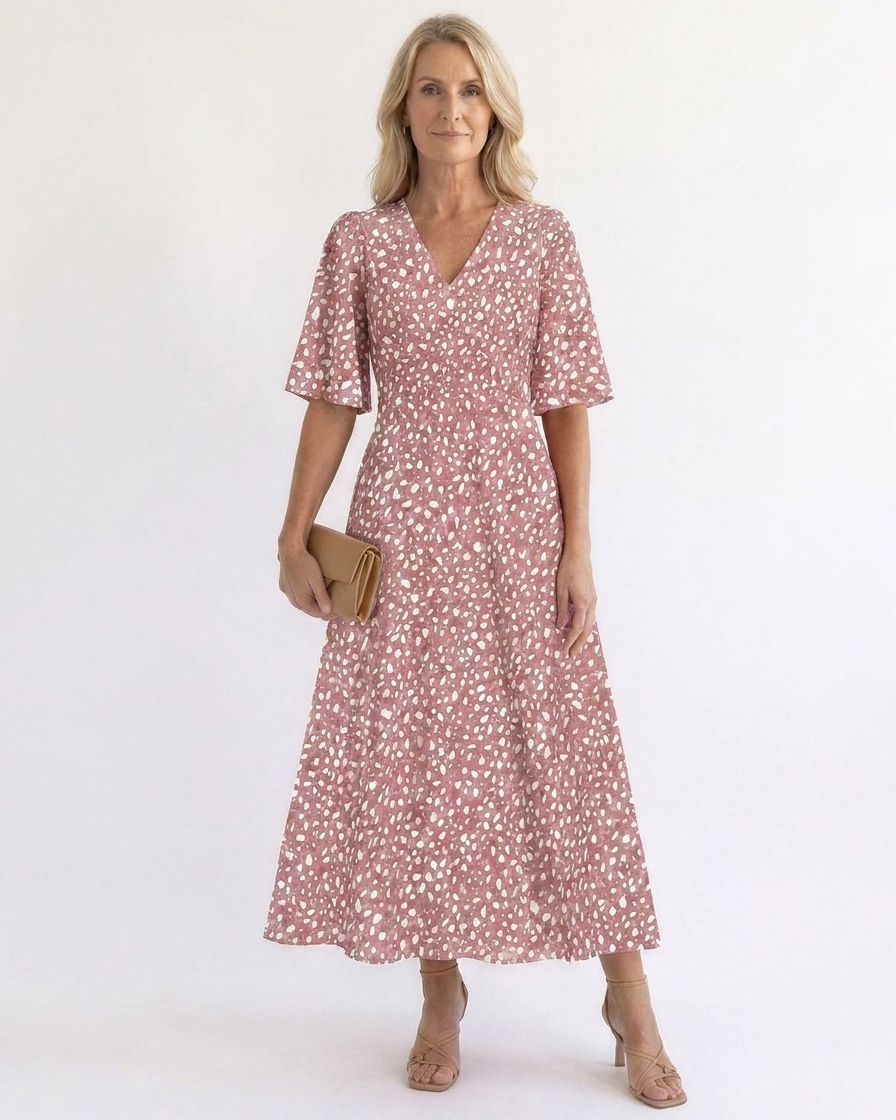 FRANCESCA | ROBE MIDI ÉLÉGANTE‎