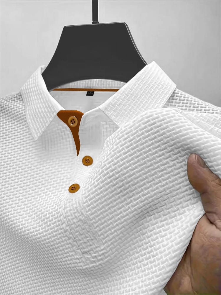 Rémi | Polo Texture Élégance