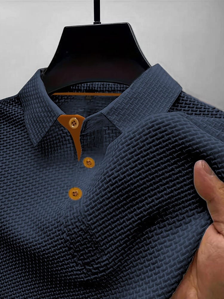 Rémi | Polo Texture Élégance