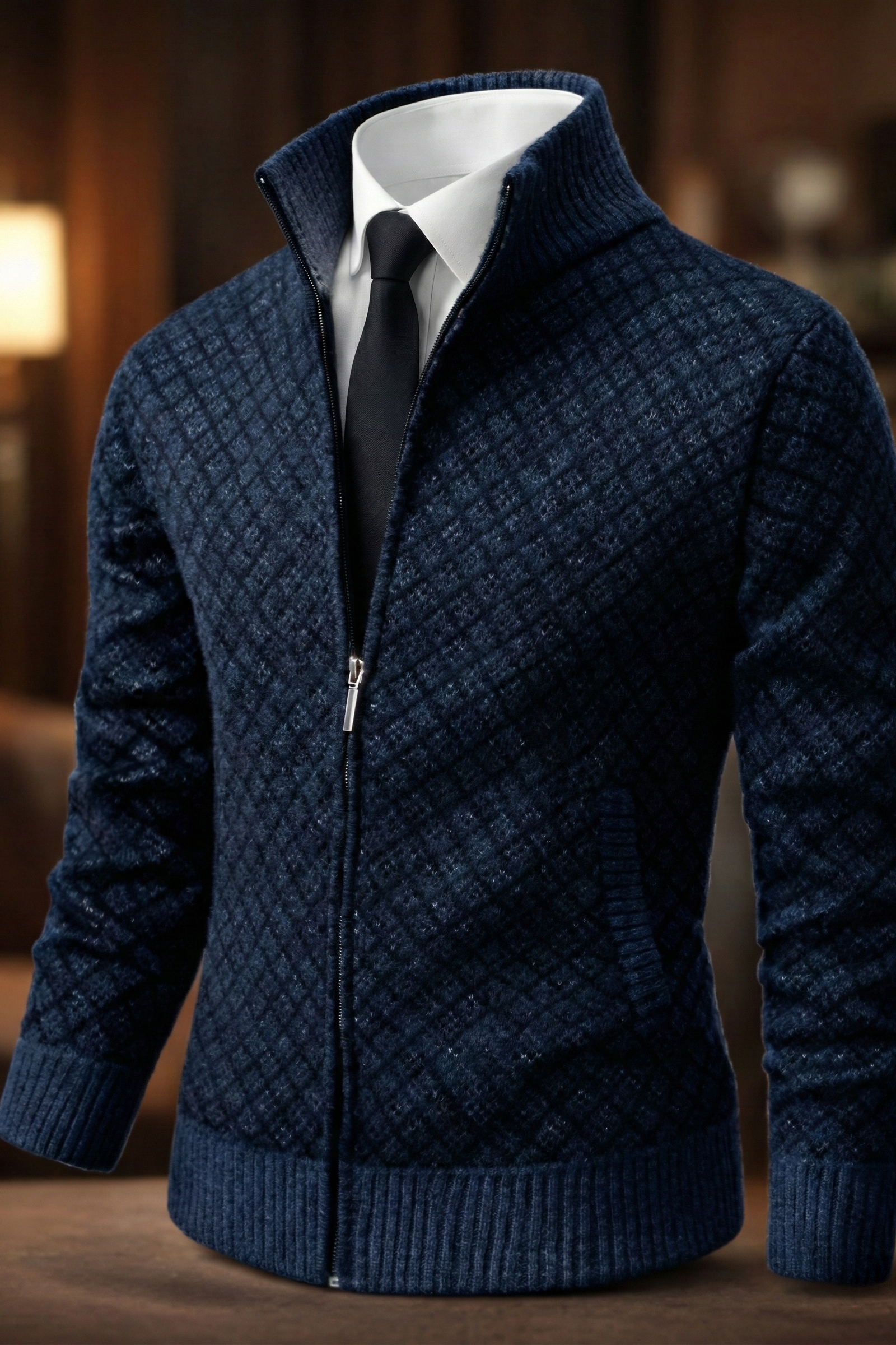 Gaspard | Gilet Zippé Élégant